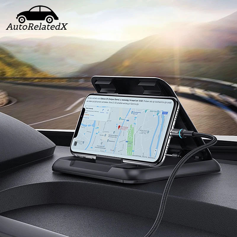 Support de téléphone universel pour voiture, Support de téléphone pour tableau de bord automatique, ventouse antidérapante en Silicone, Support réglable pour Smartphone