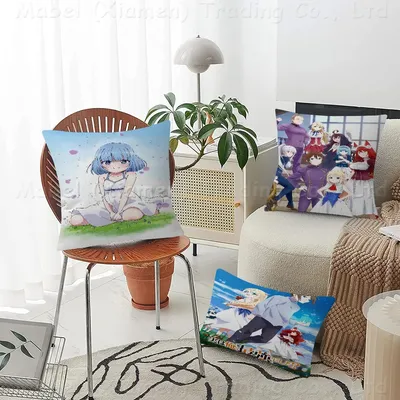 bilibili Am Aktuell die stärkste Kissenbezüge, Cartoon-Sofa, dekorativ, für Zuhause, doppelseitiger Image