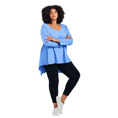 Plus Size Women's Urban Slub Jersey Tee by Avenue in Wedgewood (Size 20)