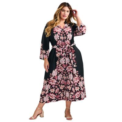 Plus Size Women's Maddy Shirtdress by Avenue in Sweet Life (Size 16)