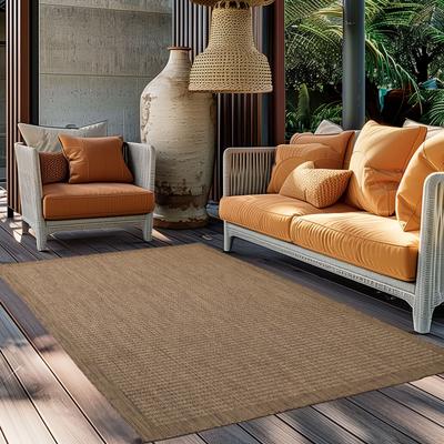 Outdoorteppich AYYILDIZ TEPPICHE "GIZA 1410", braun, B:200cm H:3mm L:290cm, Polypropylen, Teppiche, Läufer, In- und Outdoor, Wetterfest, Wasserabweisend, robust Image