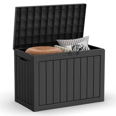 45/80 Gallon Resin Lockable Patio Outdoor Storage Deck Box