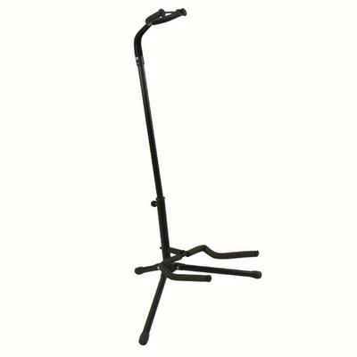 TEMU Portable Universal Single Stand Guitar Holder Folding Single Stand Holder Whole Holder Storage Travel Tripod Musical Instrument Accessories