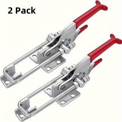 TEMU Purchase Heavy-duty Clamps In Packs Of 2 Or 4, Featuring A 2000-pound Adjustable U-shaped Self-locking Tire Pin That Exceeds 7.87 Inches, Suitable For , Luggage, And Smoke Caps. Image