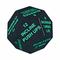 TEMU [popular ] Fitness Dice Exercise Workout Roller - 12-sided Polyhedra Motivational Dice For Home Fitness, Aerobic Exercise, Yoga - Fun Workout Accessory For Gym, Fitness Classes