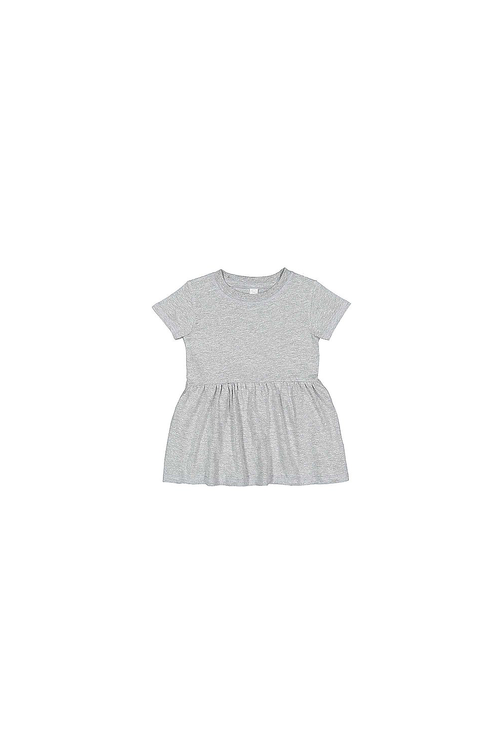 Rabbit Skins RS5330 Infant Fine Jersey Dress Top in Heather size 12M | Cotton 5330