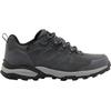Hikingschuh JACK WOLFSKIN "REFUGIO TEXAPORE LOW M", Gr. UK 12 - EU 47, Normalschaft, grau (slate), Oberstoff: LEDER; ;Obermaterial 2: Synthetik; Futter: Texapore Core;Sole: / EVA; 100% / EVA, Schuhe
