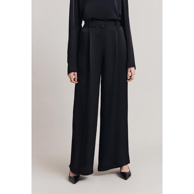 Ghost Nancy Satin Wide Leg Trousers