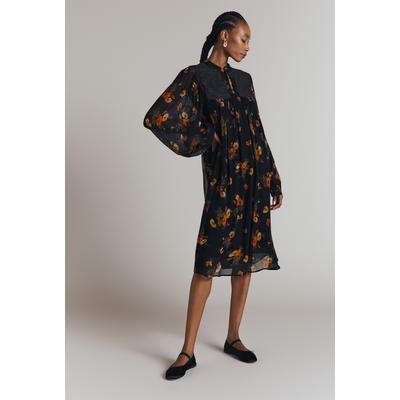 Ghost Penelope Mixed Floral Print Dress