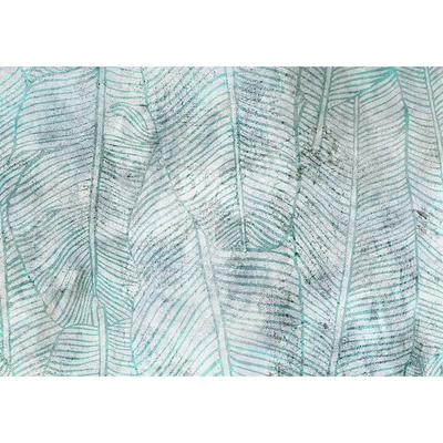 Abstract Wallpaper Wall Mural - Banana Leaf Lines