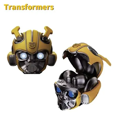 Transformers Earbuds Bumblebee H1 Headphones Noise Cancelling Earphone Bluetooth High Quality Alloy Headsets Decompression Toys