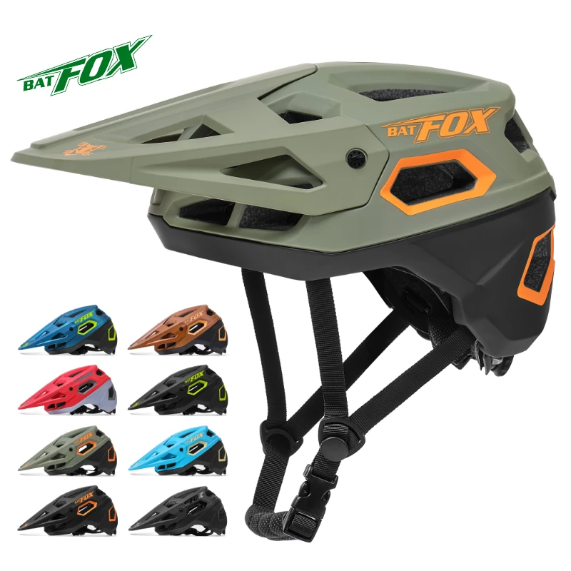 Casco da ciclismo BATFOX Casco da ciclismo Speed MTB Casco da ciclismo originale specializzato per mountain bike modellato integralmente