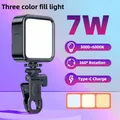 Luce selfie portatile a LED per iPhone Samsung iPad Telefono cellulare Clip per laptop Lampada ricaricabile per fotografia video con riempimento flash