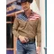 2024 New Western Denim Camicia da uomo Camicia a maniche lunghe da uomo stile vintage 3D Bandiera americana Stampa Camicia da uomo di moda all