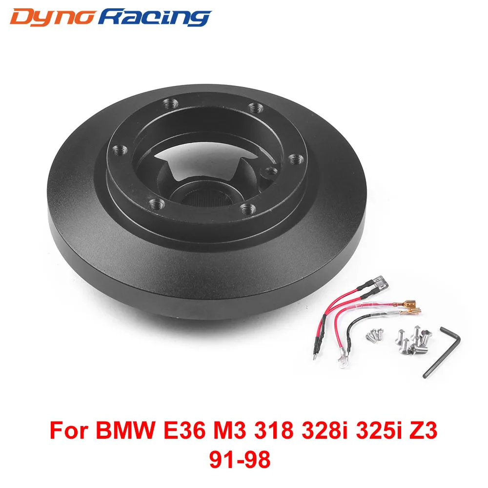 E36H Aluminium Lenkrad Kurze Nabe Adapter Quick Release Boss Kit Für BMW 91-98 E36 M3 318 328i 325i 325is 328 Z3 E39 Image