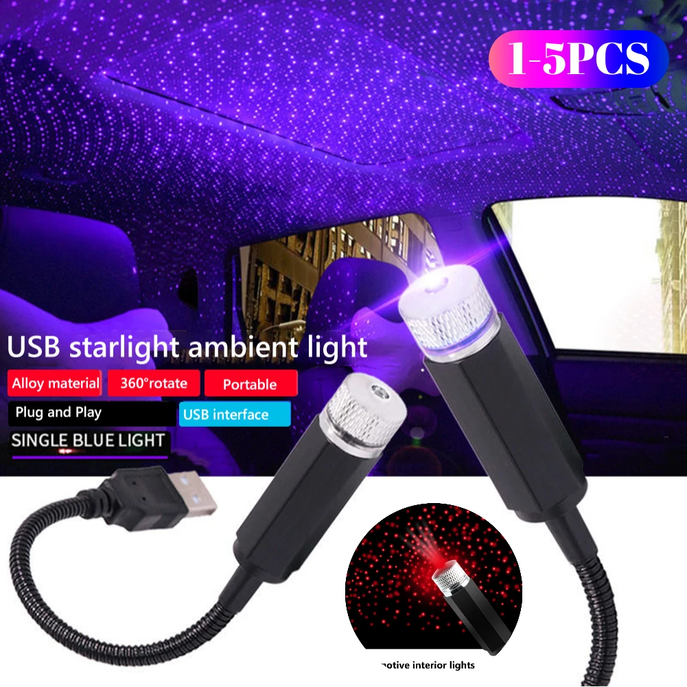 Auto LED Sternenhimmel Nachtlicht Romantische Atmosphäre Galaxy Lichter 5V USB Powered Projektor Lampe für Auto Dach Zimmer Decke Dekor