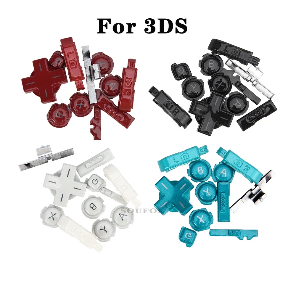 Neues Ersatz-ABXY D-Pad-Tasten-Set für 3DS ABXY Power-Taste Ein-Aus-Tasten Spielkonsolen-Zubehör Image