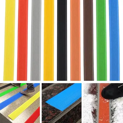 100cm selbst klebende rutsch feste Treppenst reifen Teppichboden aufkleber PVC-Sicherheit Image