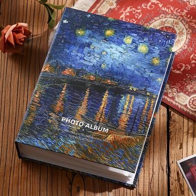 TEMU Starry Night 6-inch Photo Album - Pockets, Family & Couples Memories, Ideal Gift For Image