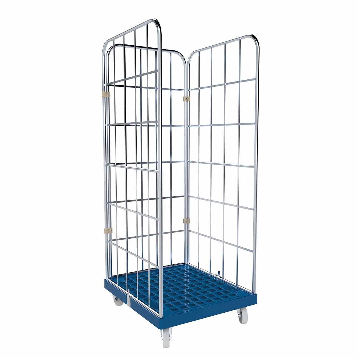 Rollbehälter 1650 KU blau, 724 x 815 mm, Typ 3-seitig, Cr 3 Image