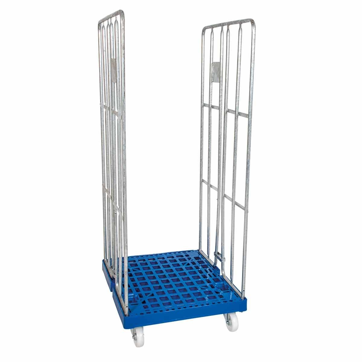 Rollbehälter 1500 KU blau, 682 x 815 mm, 2-seitig, FH Image