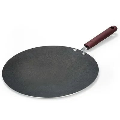 Pancake Pan Aluminum Alloy Crepe Maker Flat Pan Griddle Pan with Spreader & Spatula Crepe Maker Griddle Flat Pan
