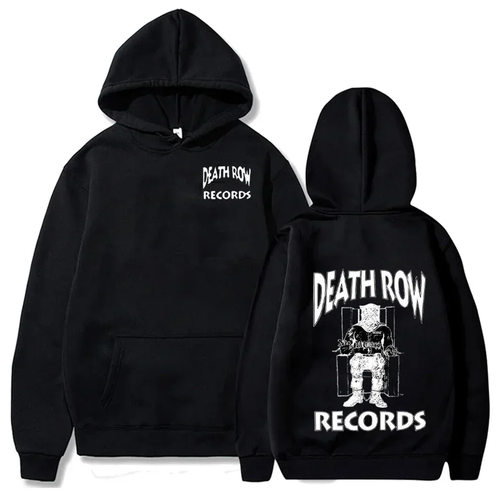 Death Row Records Hoodies Frühling Herbst Fleece Hoodie Pullover Mode Männer Frauen Lose Mit Kapuze Sweatshirts Hip Hop Streetwear Top