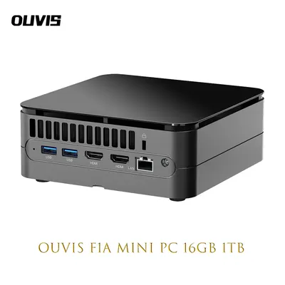 OUVIS F1A Mini PC Intel Core Ultra 5 125H 14 Cores Up to 4.5GHz, 16GB RAM 1TB SSD, 2*HDMI+1*Type-C Image