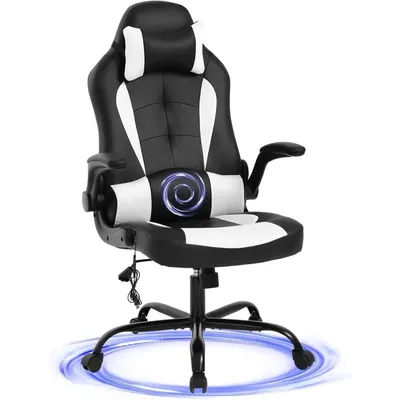 Gaming Chair Massage Office Chair Cheap Gamer Chair PU Leather Racing Chair with Rolling Swivel