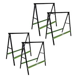 Baumarktplus 4x Klappbock Sägebock Arbeitsbock klappbar 2er Set Traglast 200 kg/Paar Gerüstbock Image