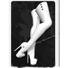 Weiß Matte Plattform Niet Stiefel Dünne High Heel Spitz Mode Sexy Kühlen 2024 Winter Große Größe Frau Schuhe Zapatillas mujer