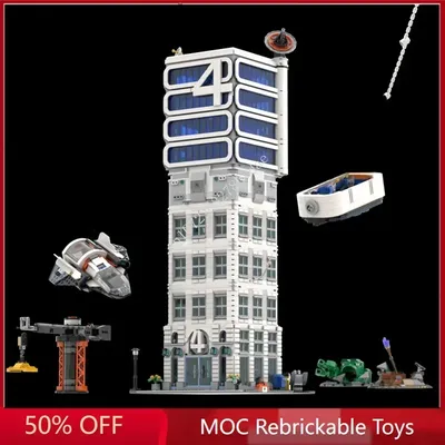 6185PCS Angepasst MOC Klassische Raum Akademie Bausteine Sammlung Technologie Ziegel Kreative Spielzeug Weihnachten Geschenke Image