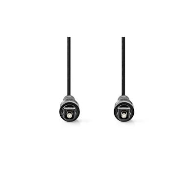 Nedis Optisches Audiokabel - Toslink Stecker - Toslink Stecker - 3.00 m - Rund - PVC - Schwarz - Label Image