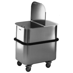 B.PRO VB 75, Vorratswagen aus rostfreiem Edelstahl mit stahlverzinkten Rollen Image