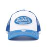 Von Dutch Unisex Trucker Boston Cotton White Caps - One Size | Von Dutch Sale | Discount Designer Brands