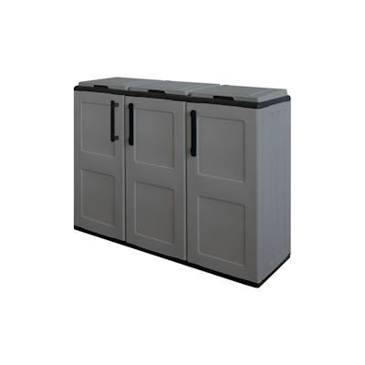 Artplast Eco Schrank mittlerer Höhe – Praktisch für kleine Räume – L1020 x P370 x H840 mm