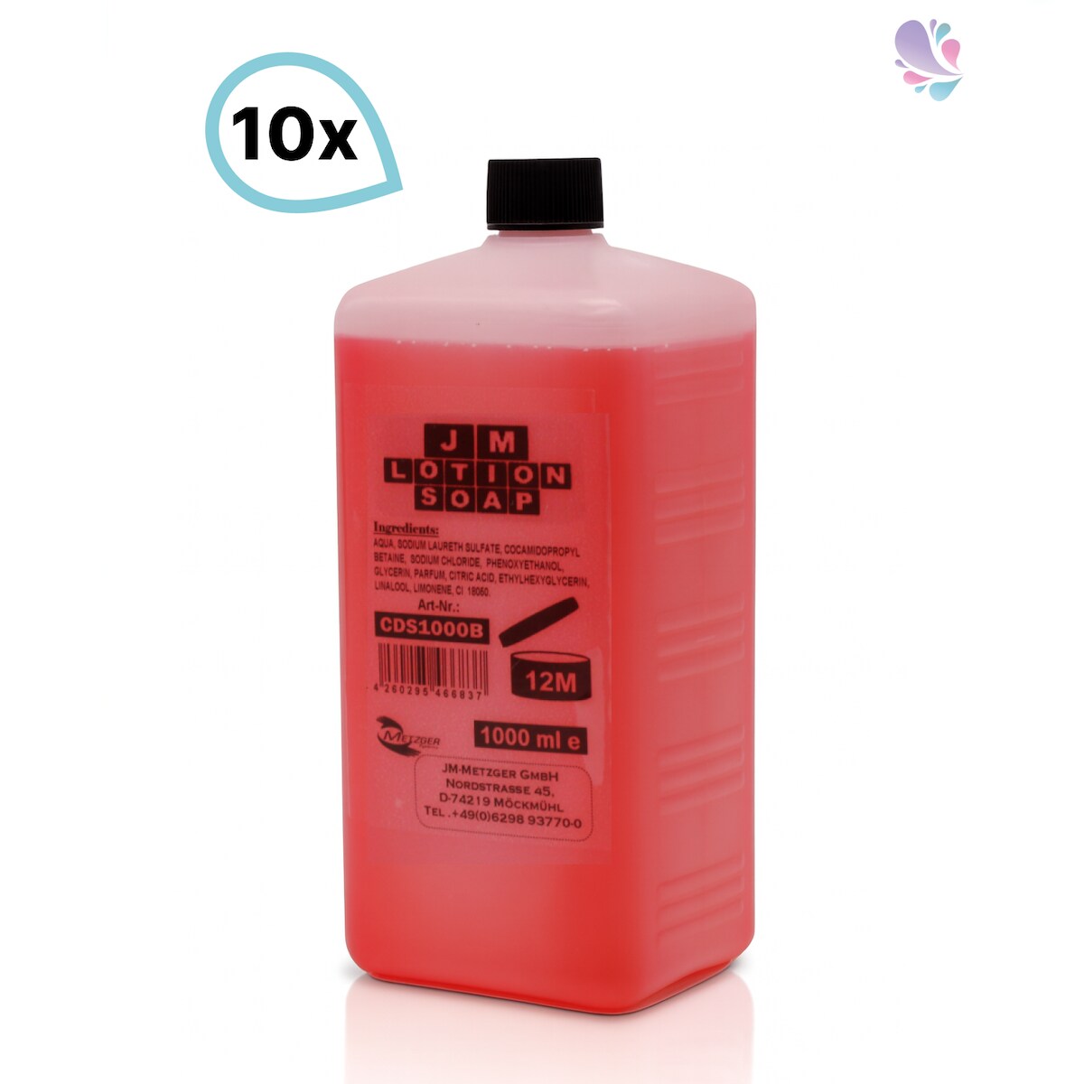 Blanc HYGIENIC Seife, Pflegeseife, Qualitätsseife, Lotion Soap SET, Hautwaschlotion Flüssigseife, Flaschen 10 x 950 ml Image