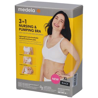 Medela 3in1 nursing & pumping BH XL schwarz 1 St Bustier Image