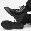 Stiefel für Herren, Stiefeletten, kurzer Schaft, Frühling und Herbst, Plateau, Knöchel, Herrenschuhe, Vintage, hochwertige Mode, Größe 45, niedriger Preis, Retro