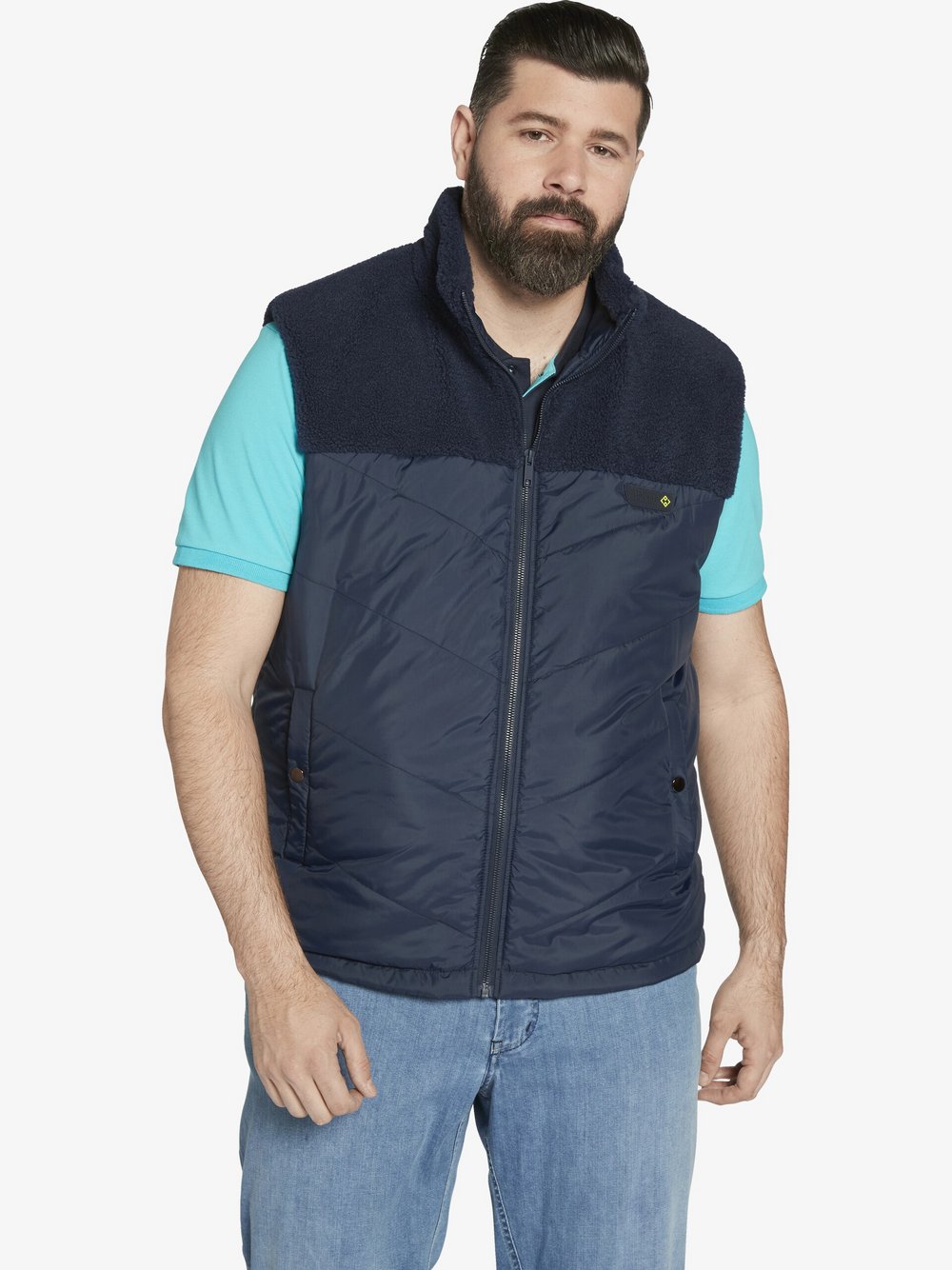 Charles Colby Outdoorweste Herren blau, 60