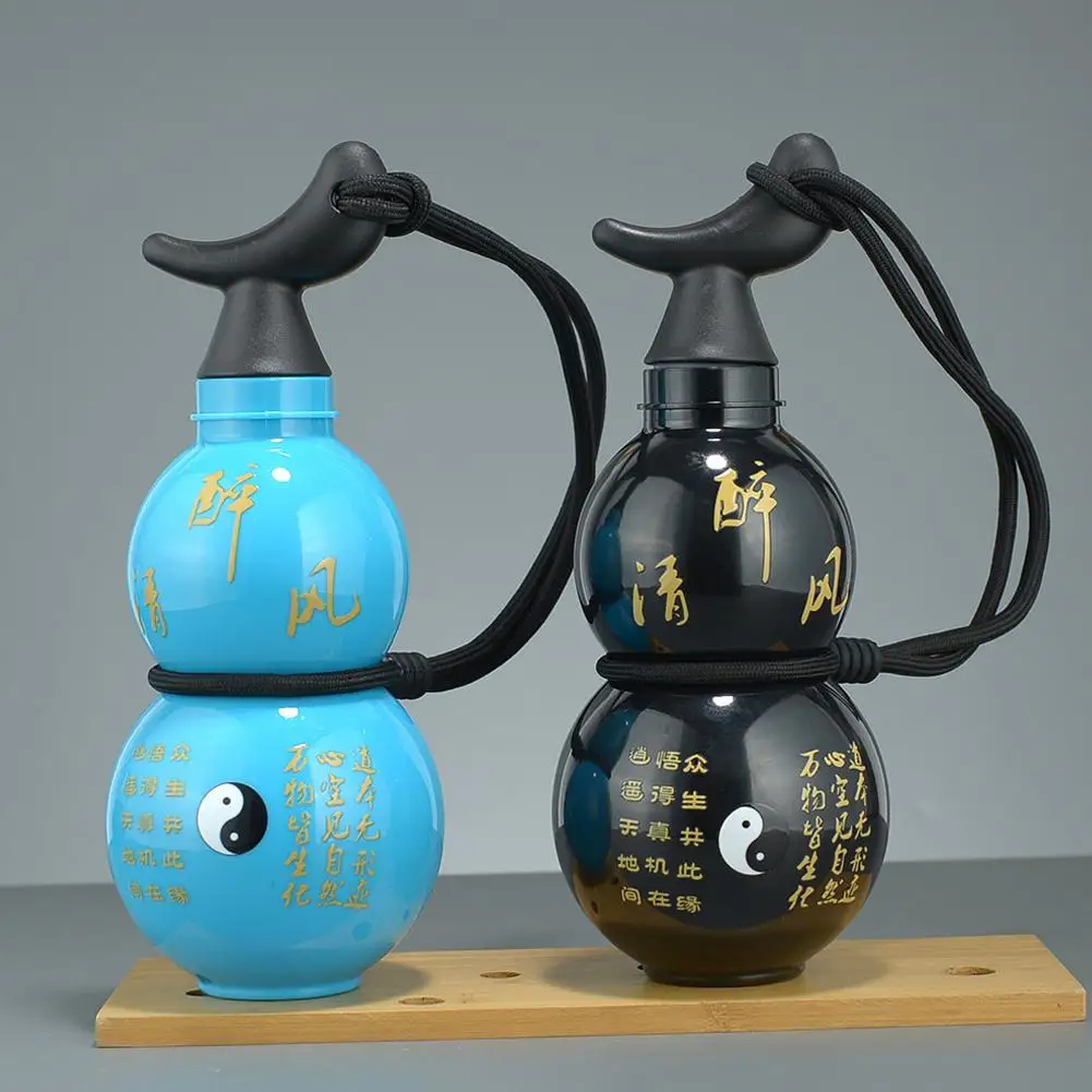 750 ml Kürbis Wasser Flasche Große Kapazität Im Freien Auslaufsichere Wasser Sport Flasche König Wukong Trinkbecher Zubehör Image