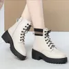 Damen-Chelsea-Stiefel, große Größe, 2023, neues echtes Leder, Damen-Winterschuhe, Stiefel, Wolle, britischer Stil, mittlere Stiefel für Damen