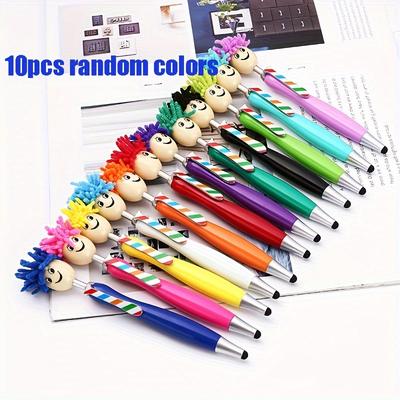 TEMU Festive Plush Doll Ballpoint Pens: Random Color, Multifunctional, Creative Gift Pens - Office Or Party Image