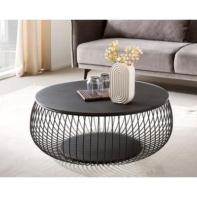 SalesFever »Yuna« Couchtisch schwarz 86x35x86 cm Image