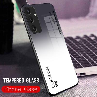 TEMU Fasion Tempered Phone A05 A05s A23 A24 A25 A34 A35 A55 M53 M54 S22 S23 S24 5g Shockproof And Image