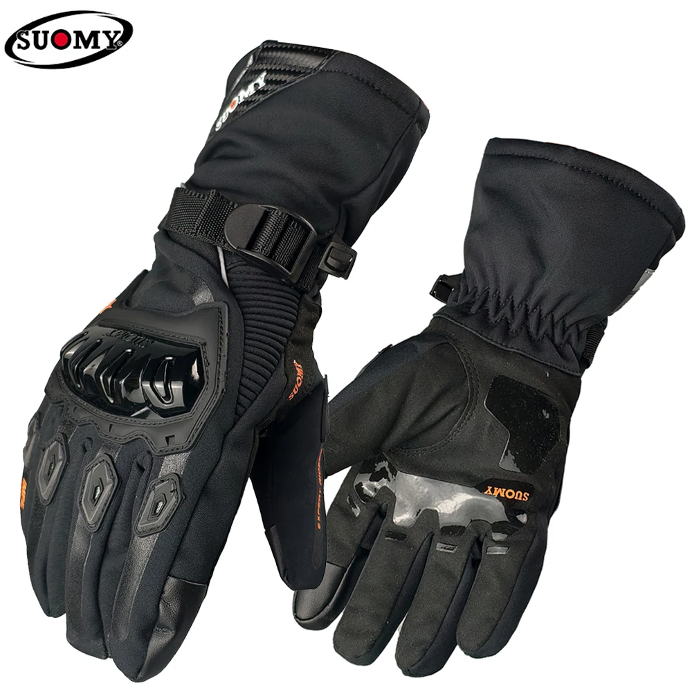 SUOMY gants de Moto hommes imperméable coupe-vent hiver chaud Moto Biker gants Moto équitation écran tactile Gant Moto Guantes