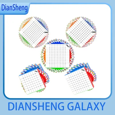 [JudyCube] DianSheng Galaxy 8x8 9x9 10x10 11x11 12x12 Magnetischer Magic Speed Cube DianSheng 8x8x8 Ball Core Cubo Magico Puzzle Image