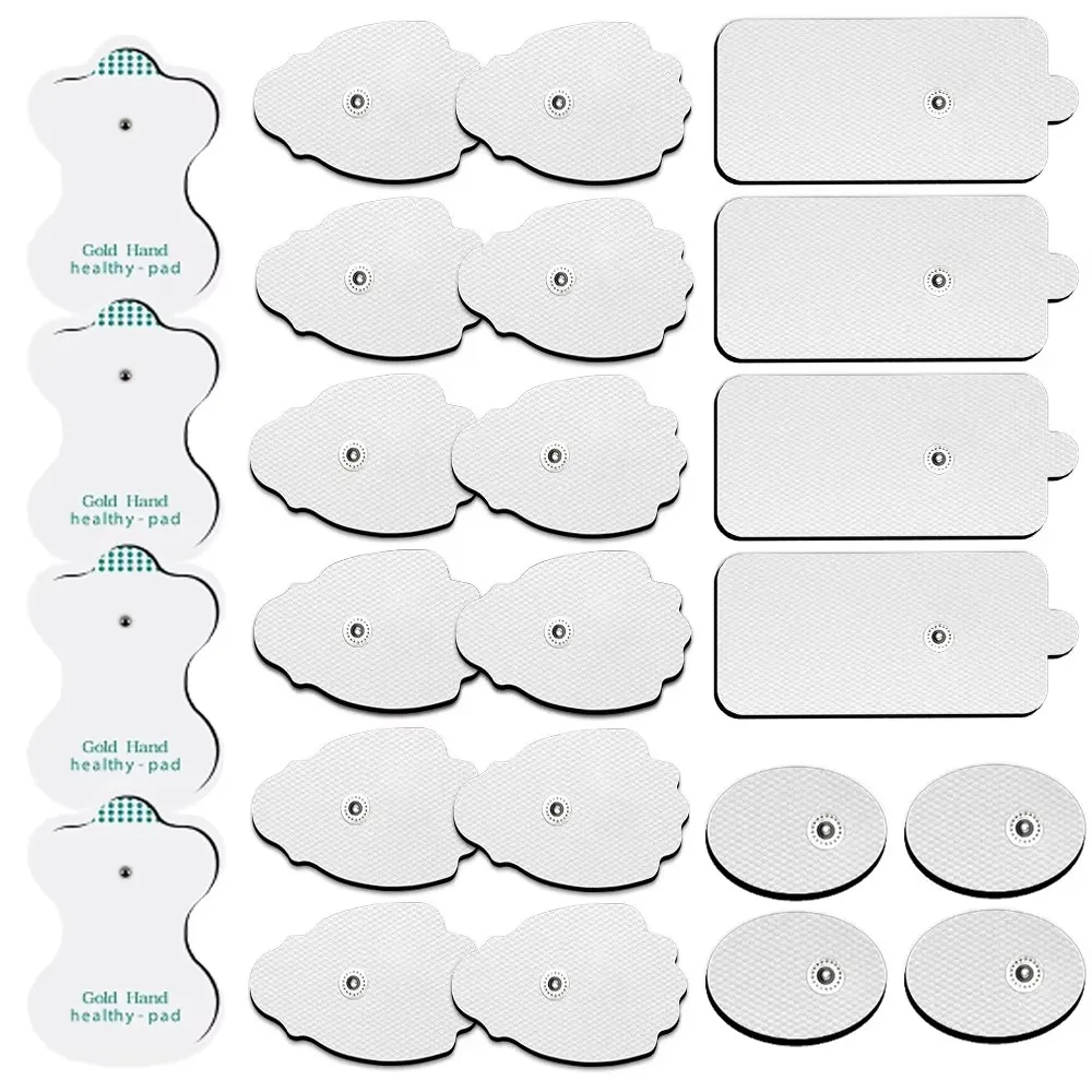 Elektrostimulation Patch EMS Elektrode Muskel Stimulator Pads Für Akupunktur Physiotherapie Zehn Maschine Leitfähiges Gel Wiederverwendbar Image