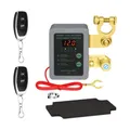 Interruttore di interruzione 240A Interruttore di disconnessione remota della batteria 12V con display della tensione a LED Interruttore di spegnimento automatico per auto