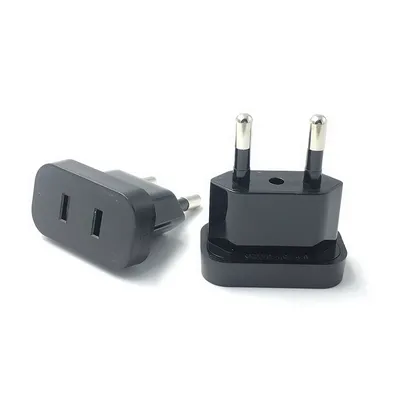 1 stücke 4,0mm 4,8mm EU Stecker Adapter EU UNS Israel Zu Euro KR Brasilien Stecker Konverter Amerikanischen reise Power Adapter Steckdose Outlets Image